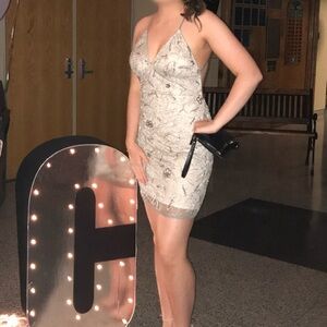 Scala Short Prom Dress